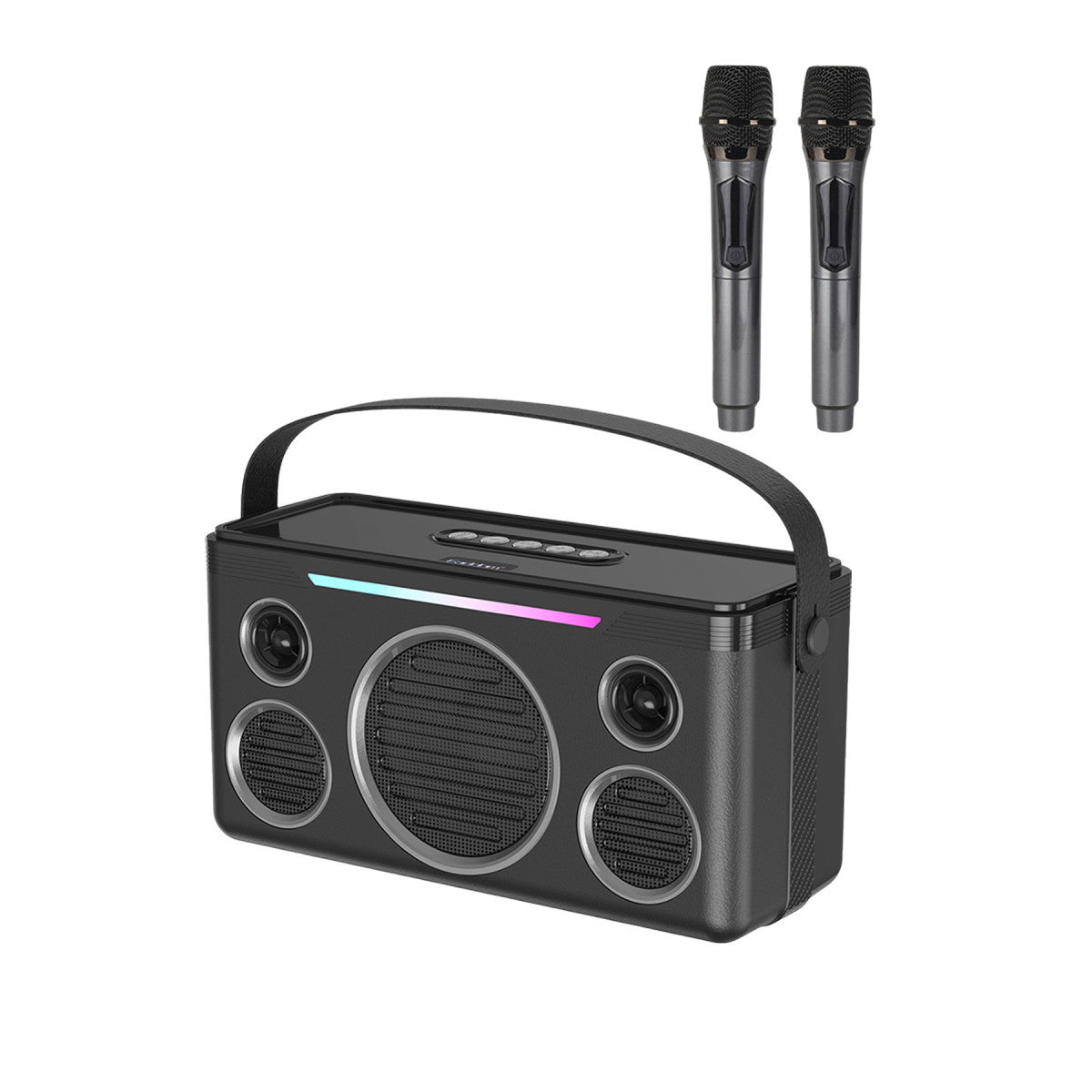 Earldom A40 20W Led Işıklı Karaoke Mikrofonlu Bluetooth Kablosuz Hoparlör