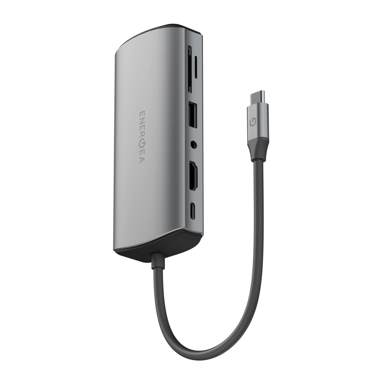 Energea AluHub Max 100W Type-C PD Şarj Destekli 11in1 4K Hub Dönüştürücü