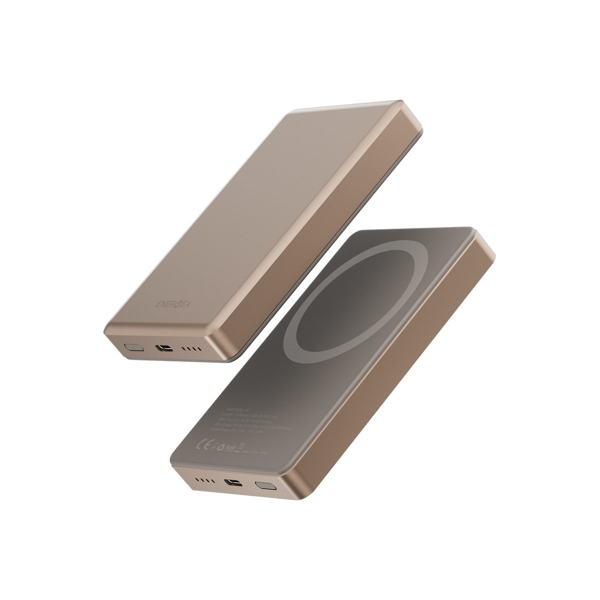 Energea AluPac 10K 10.000 mAh 20W Type-C ve 15W Kablosuz Şarj Çıkışlı PD Hızlı Şarj Magsafe Powerbank