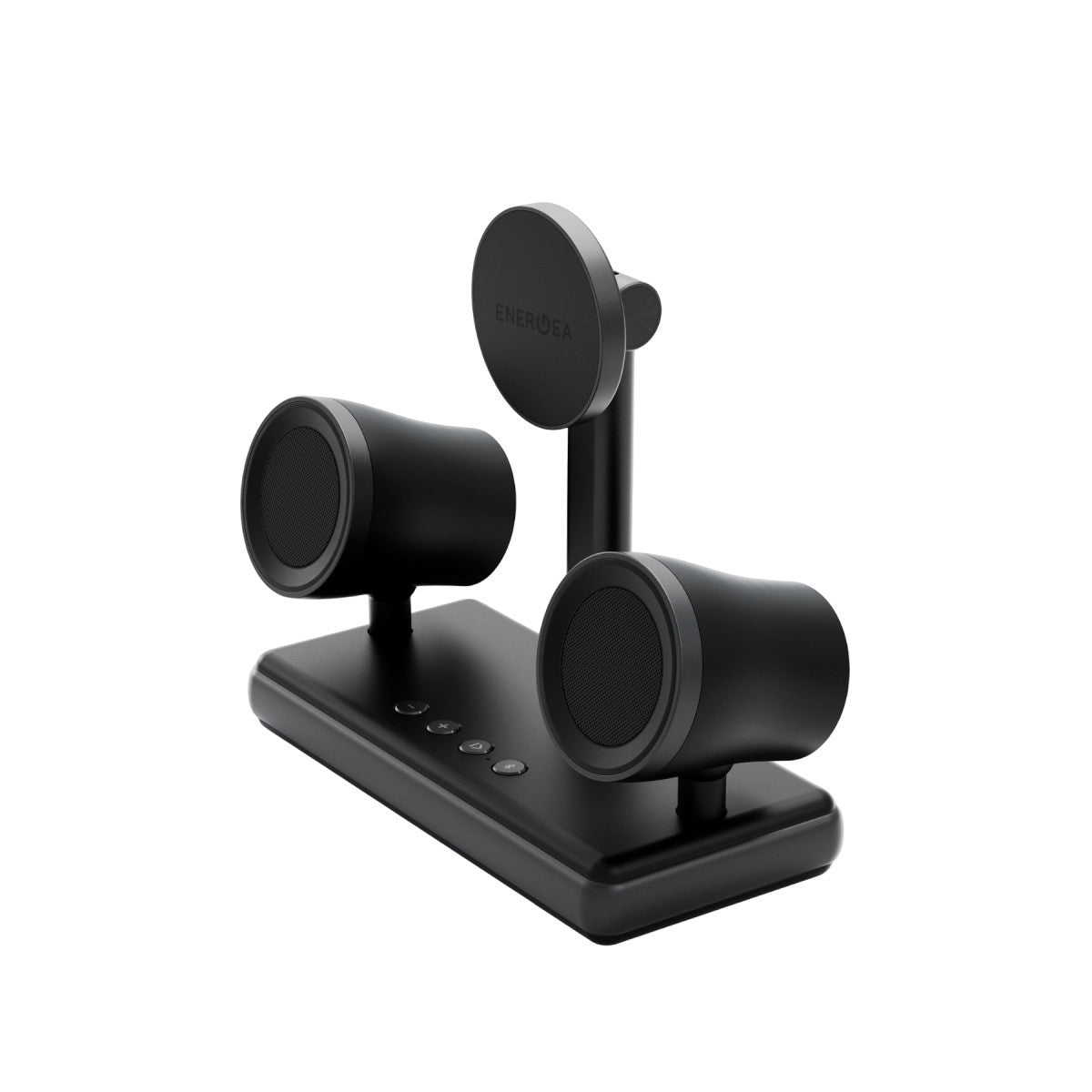 Energea MagAudio 2in1 5W Kablosuz Hoparlörlü Qi2 Destekli 15W Masaüstü Hızlı Şarj Standı