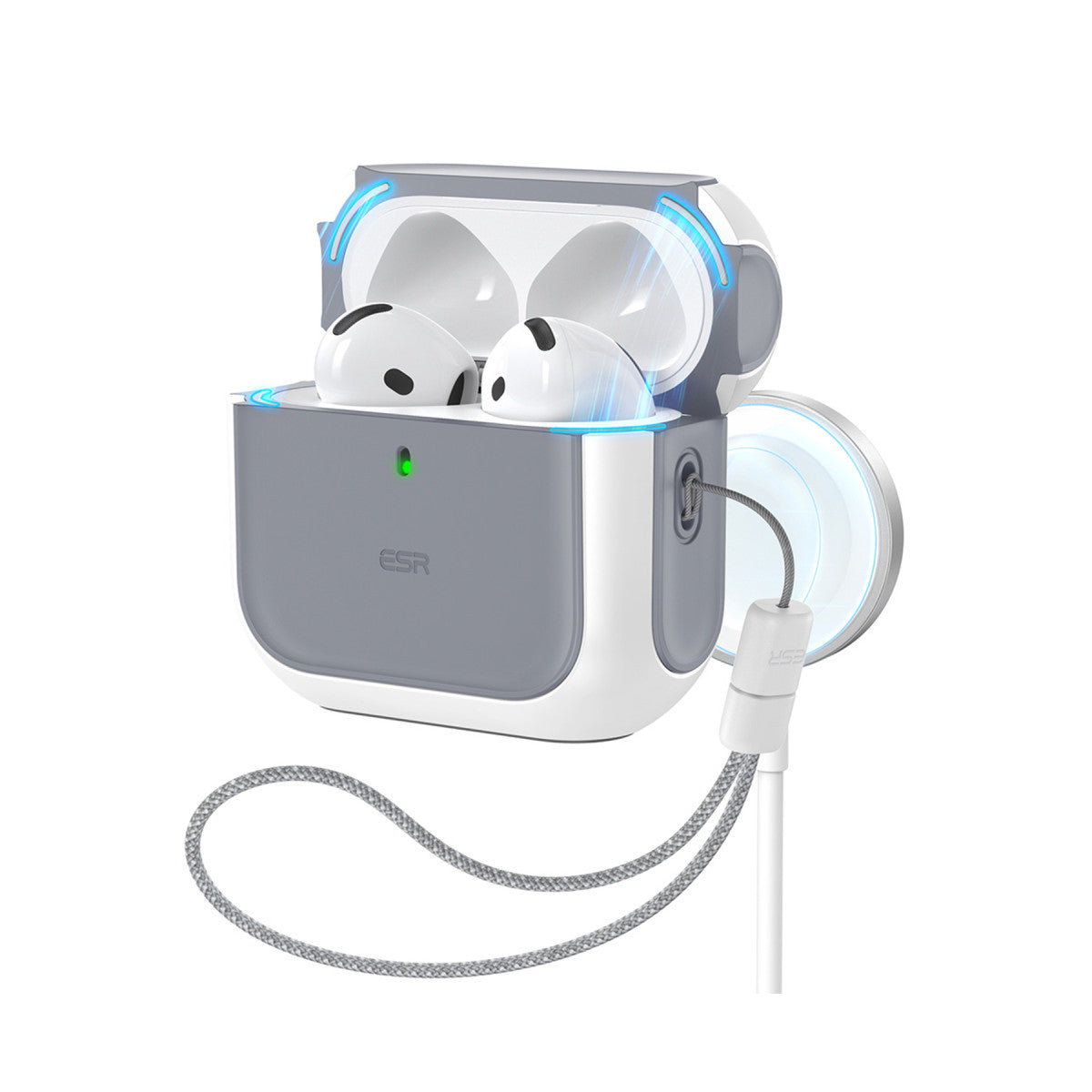 ESR Apple Airpods 4 (4.nesil) Orbit Hybrid Magsafe Şarj Destekli Kılıf