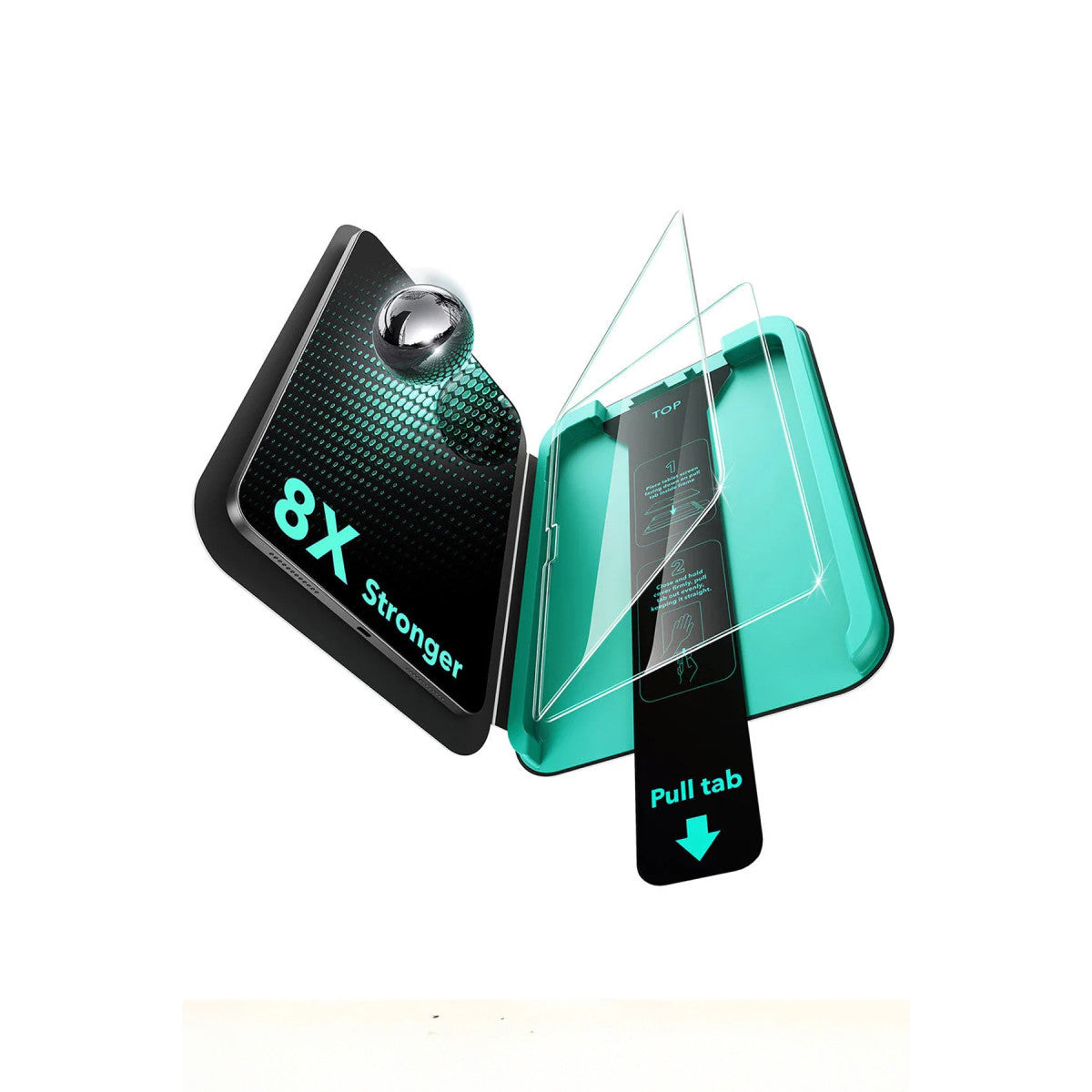 ESR Apple iPad 2025 10.9 (10.Nesil) UltraFit Armorite AutoKit 2 Adet Tablet Cam Ekran Koruyucu