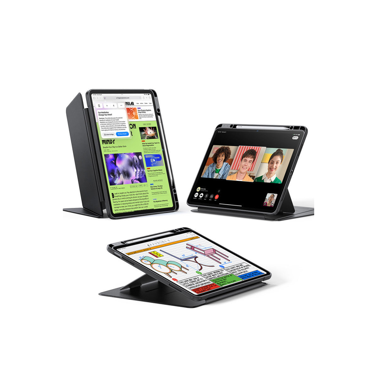 ESR Apple iPad Air 11 (2024) Flip Hybrid Kalemlikli Tablet Kılıfı