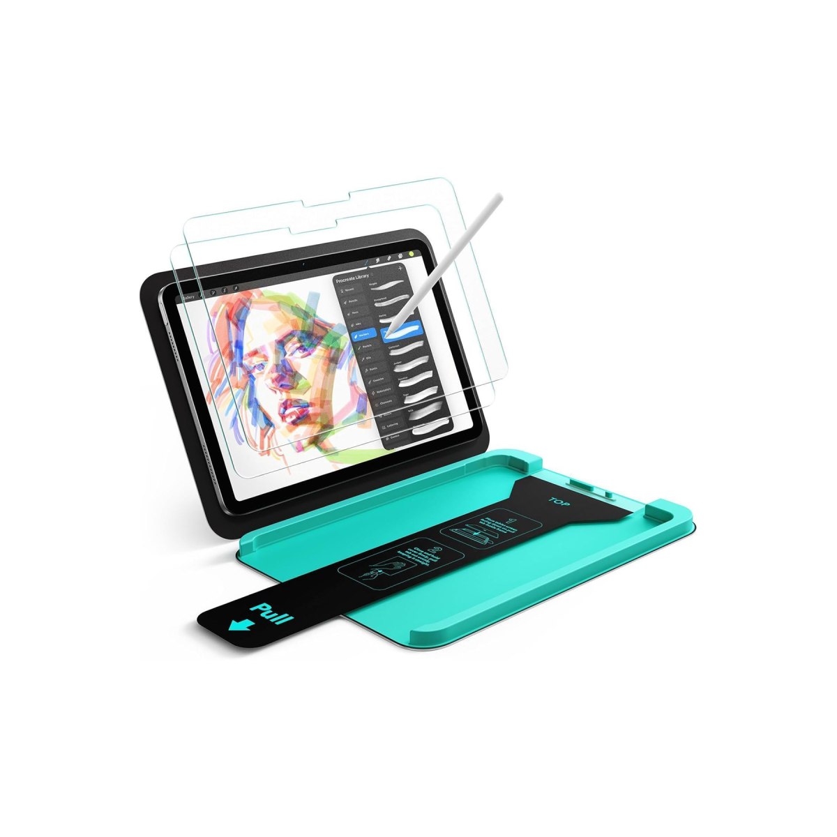 ESR Apple iPad Air 11 (2025) Armorite Paper-Feel Manyetik 2'li Tablet Ekran Koruyucu