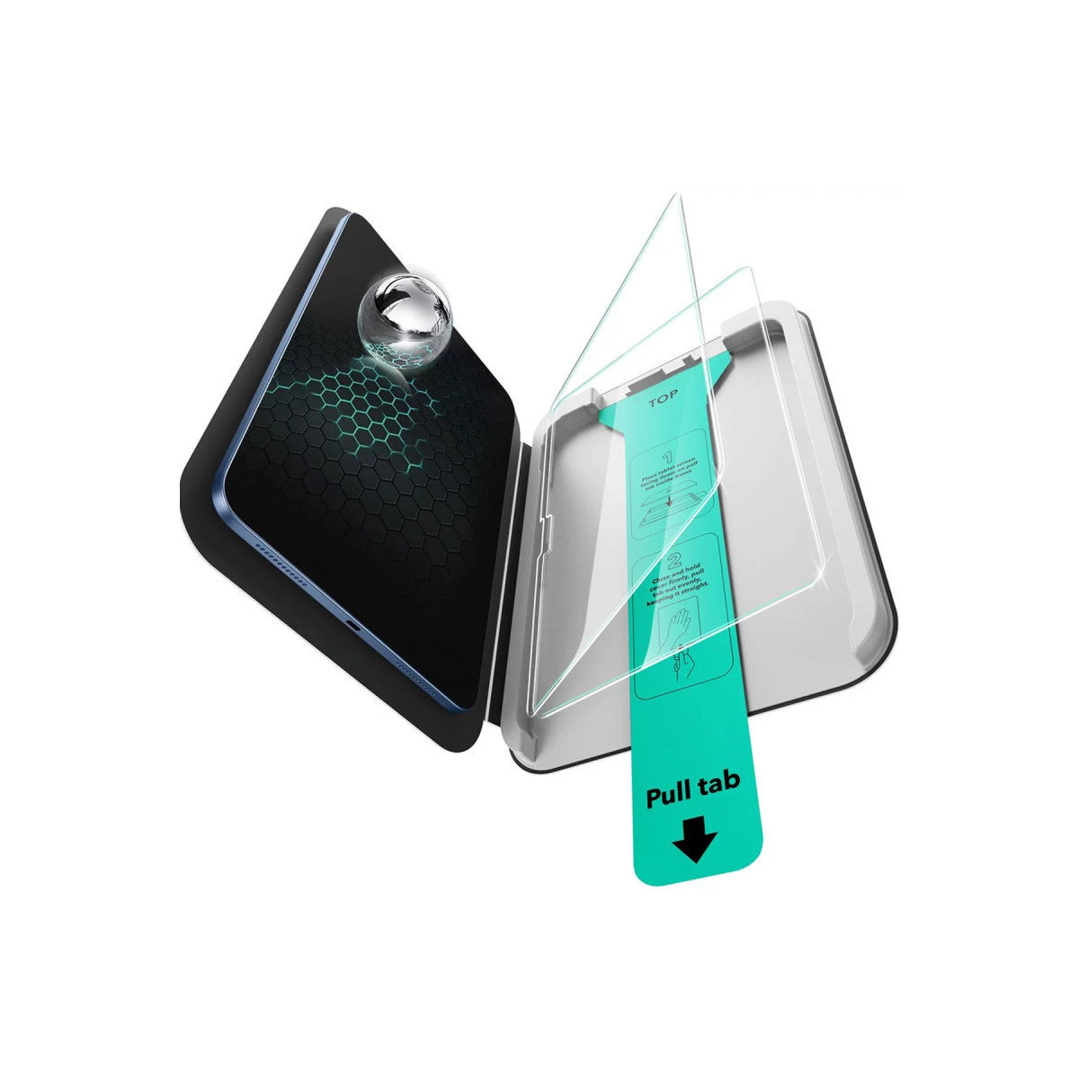 ESR Apple iPad Air 13 (2024) UltraFit Classic AutoKit 2 Adet Tablet Cam Ekran Koruyucu