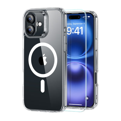 ESR Apple iPhone 16 Classic Hybrid Magsafe Kapak + Cam Hediyeli Set