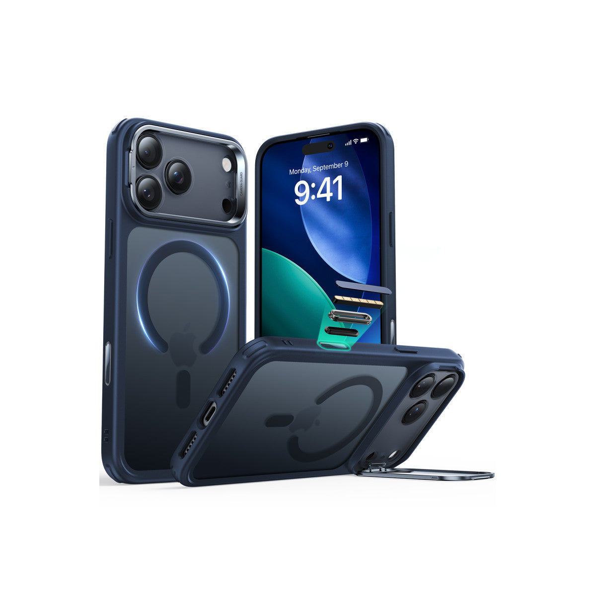 ESR Apple iPhone 17 Pro Classic Hybrid Magsafe Standlı Kapak