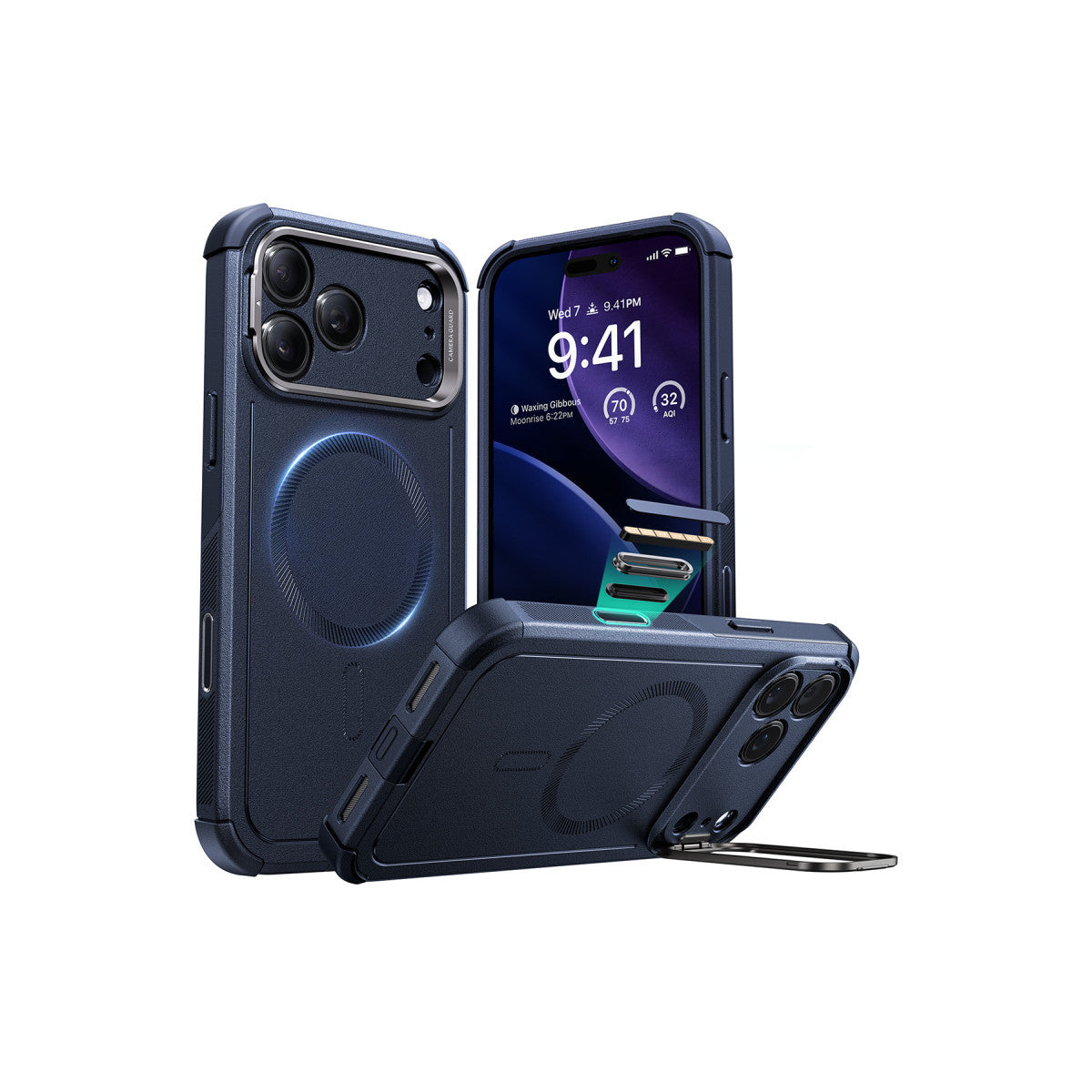 ESR Apple iPhone 17 Pro Max Cyber Tough Magsafe Stantlı Kapak