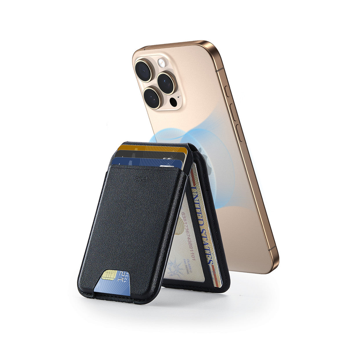 ESR HaloLock Vegan Deri Magsafe Stant Özellikli Kartlık