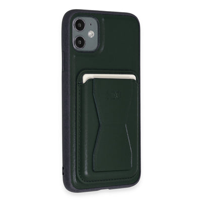 HDD iPhone 11 Kılıf HD Deri Luxury Magnet Kartvizitli Kapak