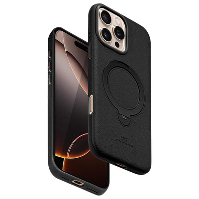 HDD iPhone 16 Pro Max Vapor Deri Magsafe Standlı Kılıf