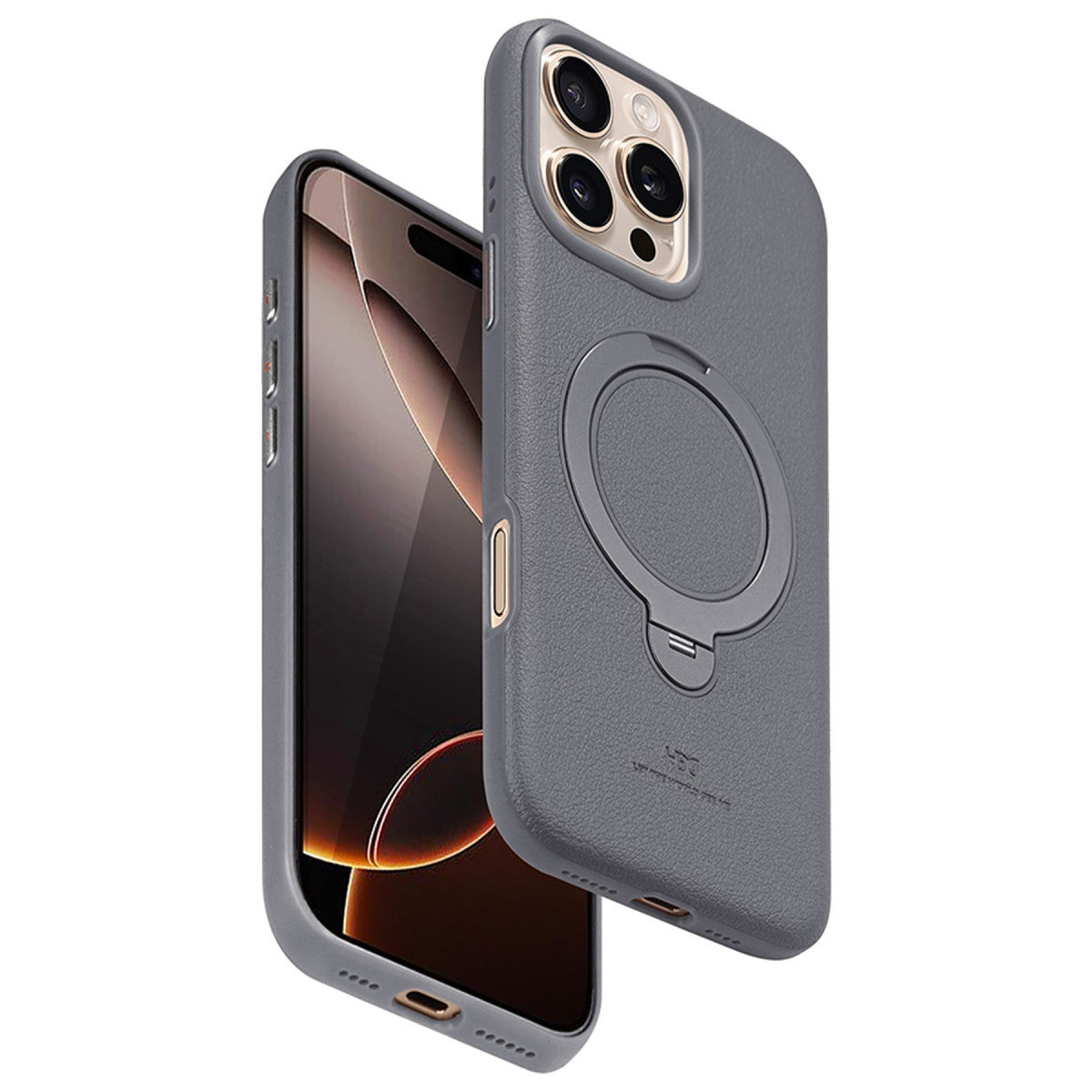 HDD iPhone 16 Pro Max Vapor Deri Magsafe Standlı Kılıf