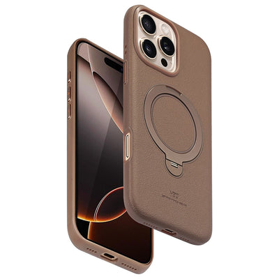 HDD iPhone 16 Pro Vapor Deri Magsafe Standlı Kılıf