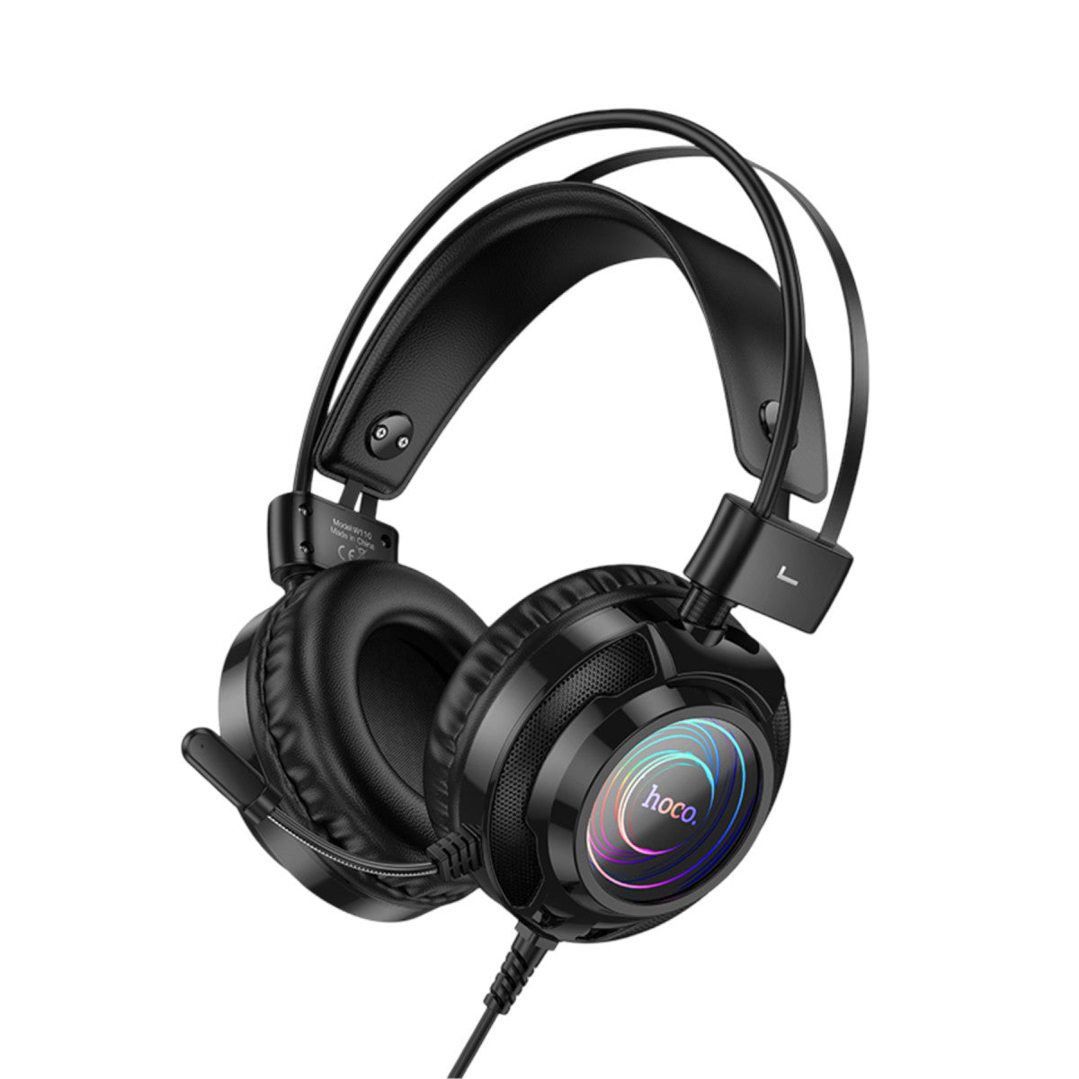 Hoco. W110 RGB Aydınlatmalı 2M Kablolu Kafaüstü Gaming Kulaklık