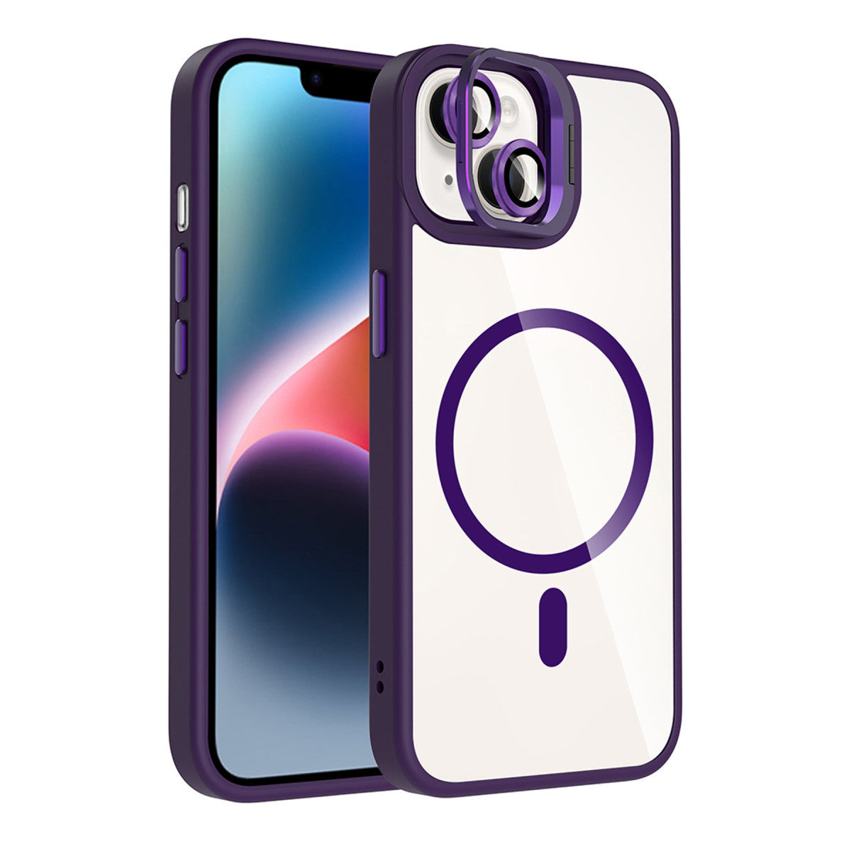 Joko Apple iPhone 15 Plus Remim Lensli Magsafe Standlı Kapak