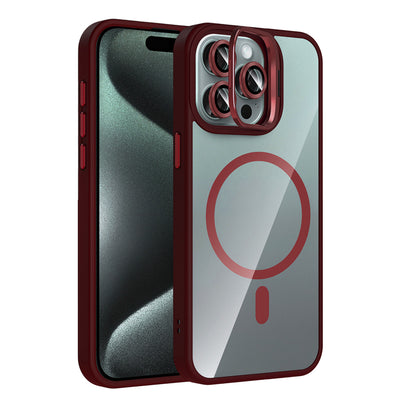 Joko Apple iPhone 15 Pro Max Remim Lensli Magsafe Standlı Kapak