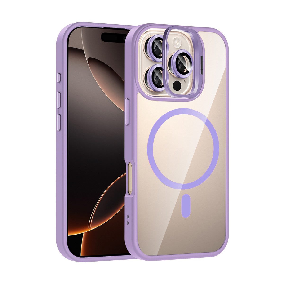 Joko Apple iPhone 16 Pro Remim Lensli Magsafe Standlı Kapak