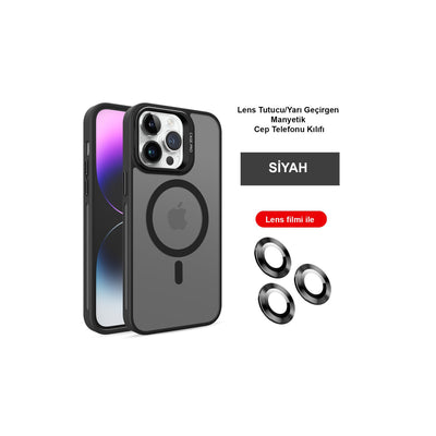 Joko iPhone 14 Pro Kılıf Flet Lens Magsafe Kapak