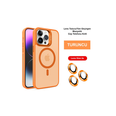 Joko iPhone 14 Pro Kılıf Flet Lens Magsafe Kapak