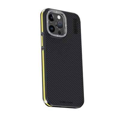Joko iPhone 15 Pro Max Kılıf Aramid 600D Kevlar Karbon Fiber Magsafe Kapak