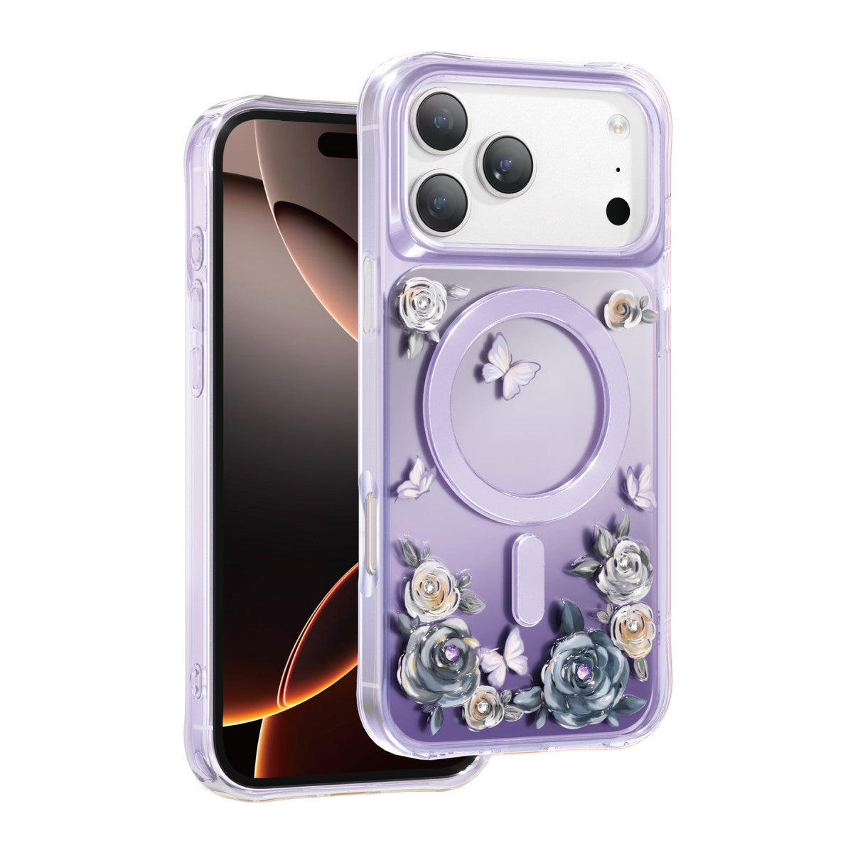 Keephone Apple iPhone 17 Pro Max Roseland Magsafe Kapak