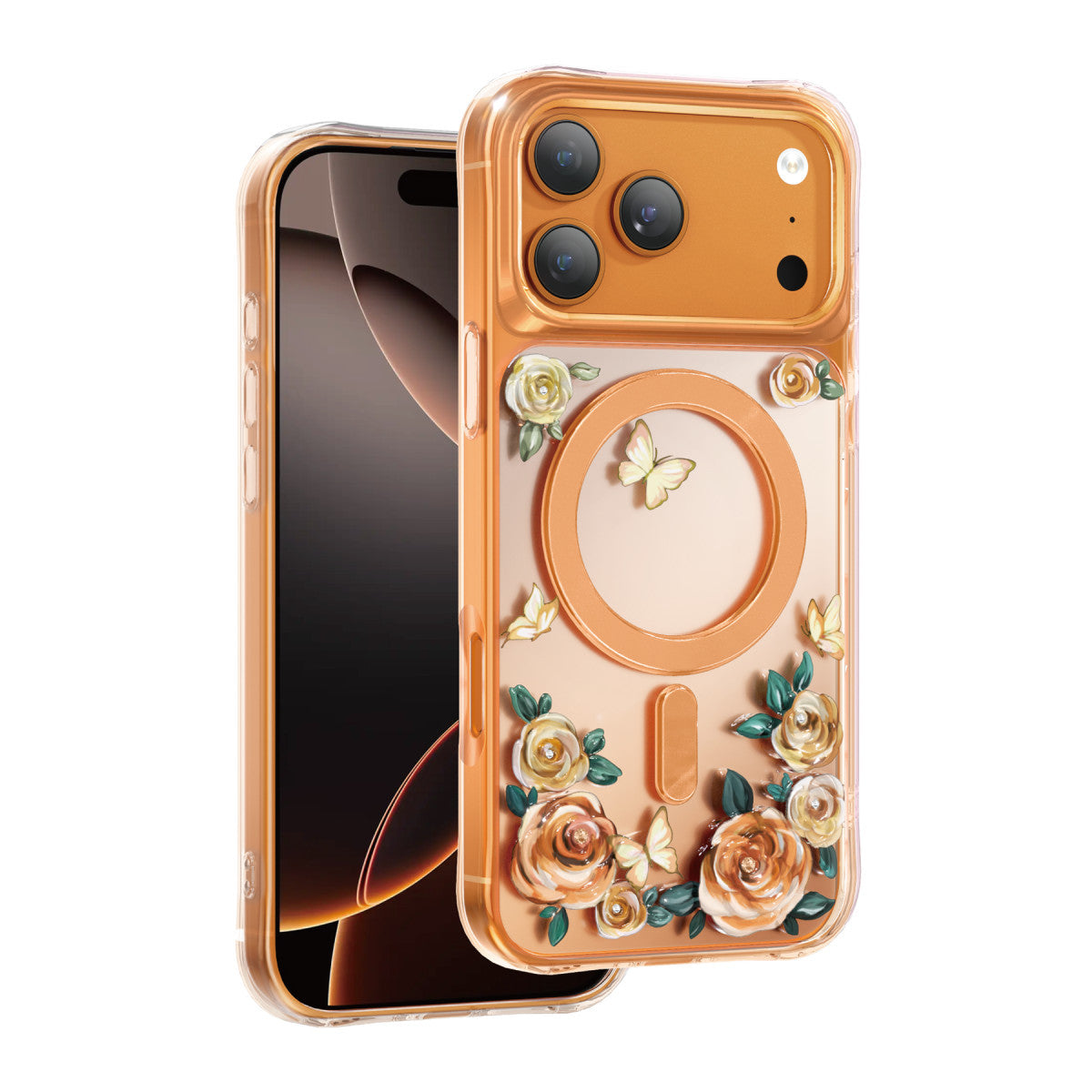 Keephone Apple iPhone 17 Pro Max Roseland Magsafe Kapak