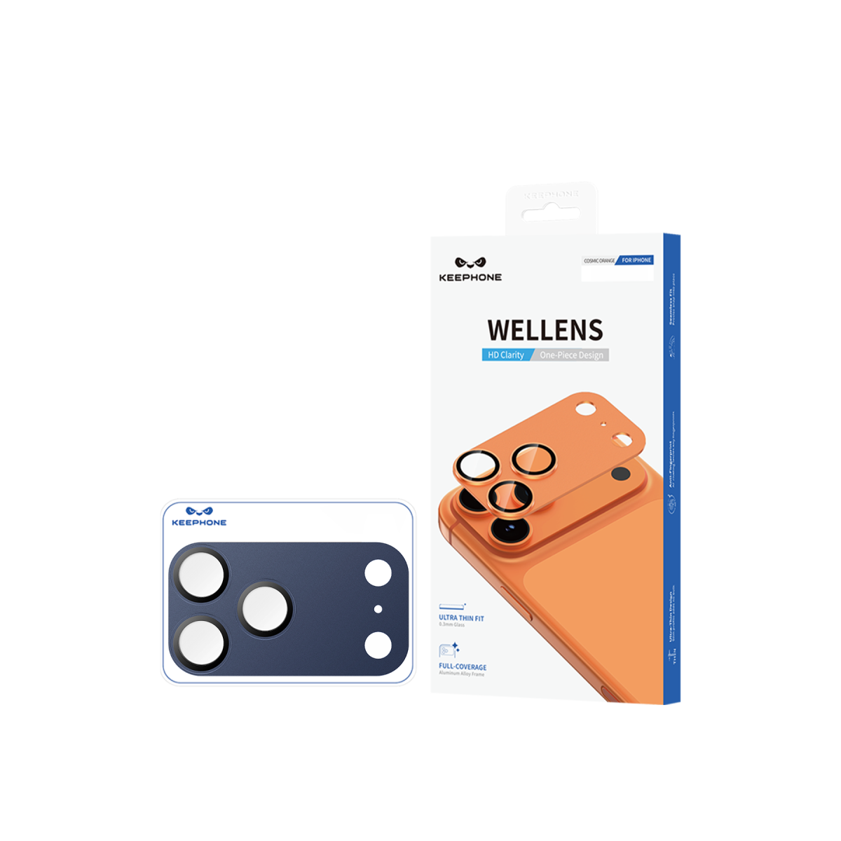 Keephone Apple iPhone 17 Pro Wellens Kamera Lens Koruyucu