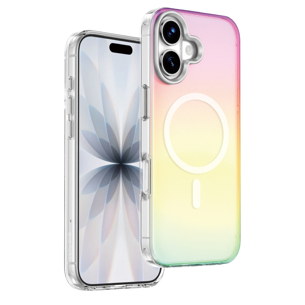 Keephone Apple iPhone 17 Rainbow Magsafe Kapak