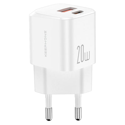 Keephone Rapid CH23061 1 Adet 20W Type-C ve 1 Adet 18W USB Çıkışlı PD Şarj Cihazı