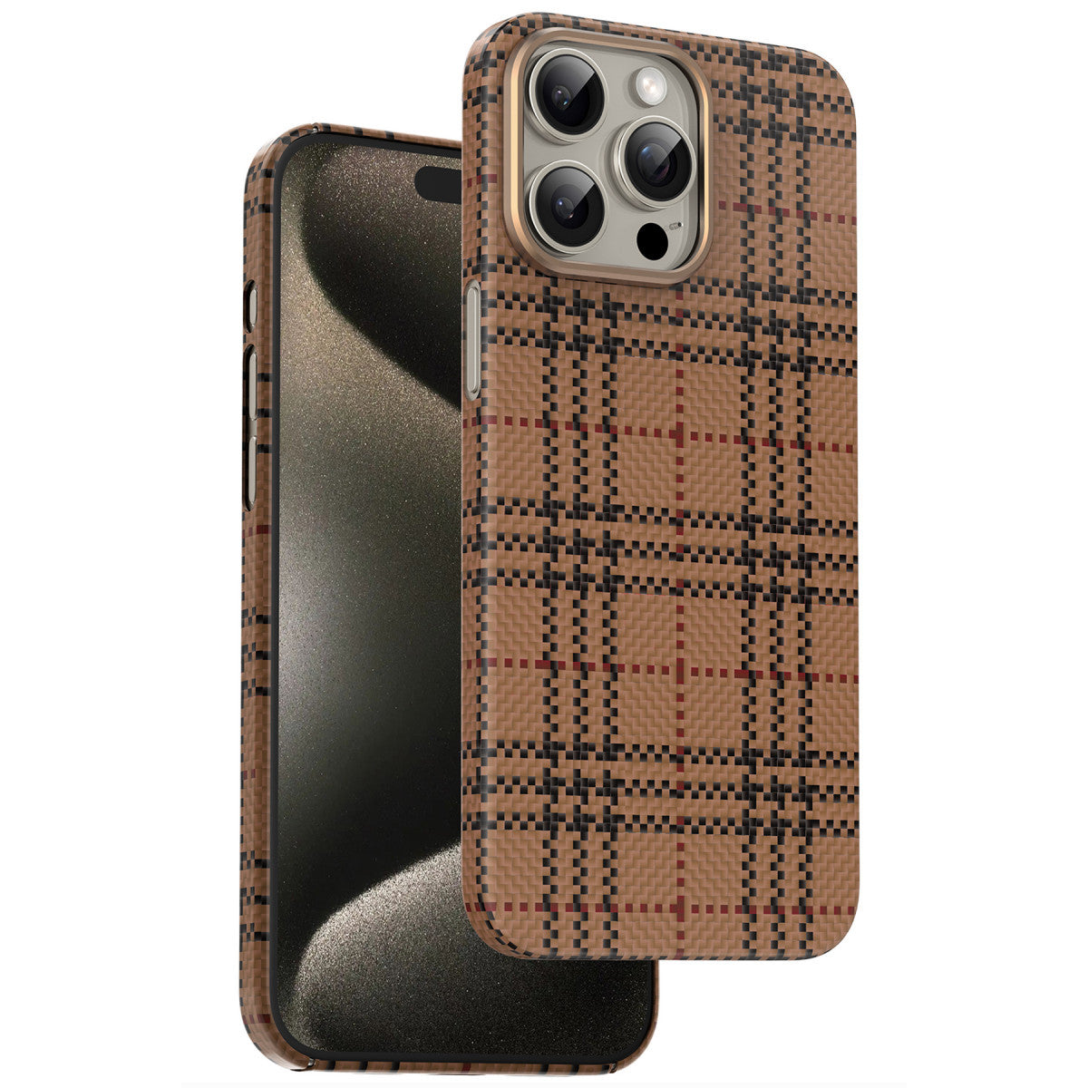 Keephone iPhone 15 Pro Max Scots Kevlar Magsafe Kılıf