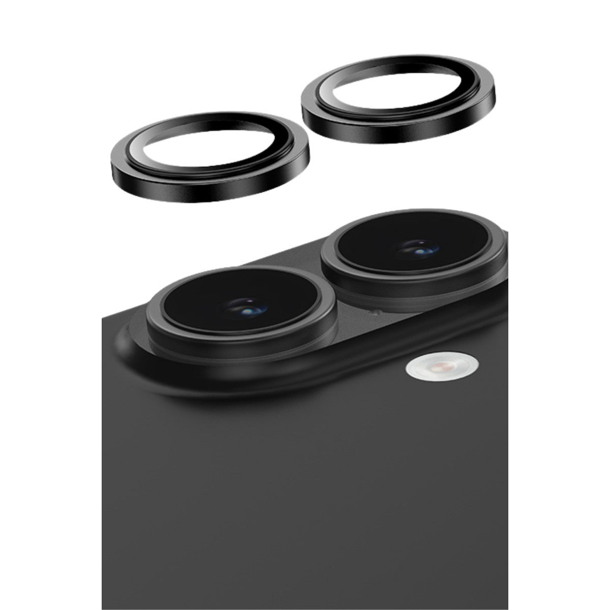 Keephone iPhone 16 Capital Alüminyum AR Kamera Lens Koruyucu