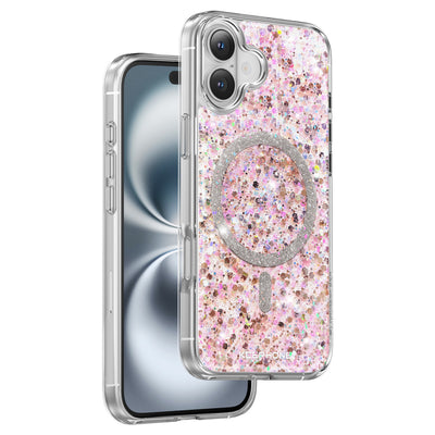 Keephone iPhone 16 Plus Interstellar Glitter Magsafe Kılıf