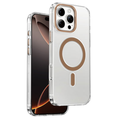 Keephone iPhone 16 Pro Max Aurora Şeffaf Magsafe Kılıf