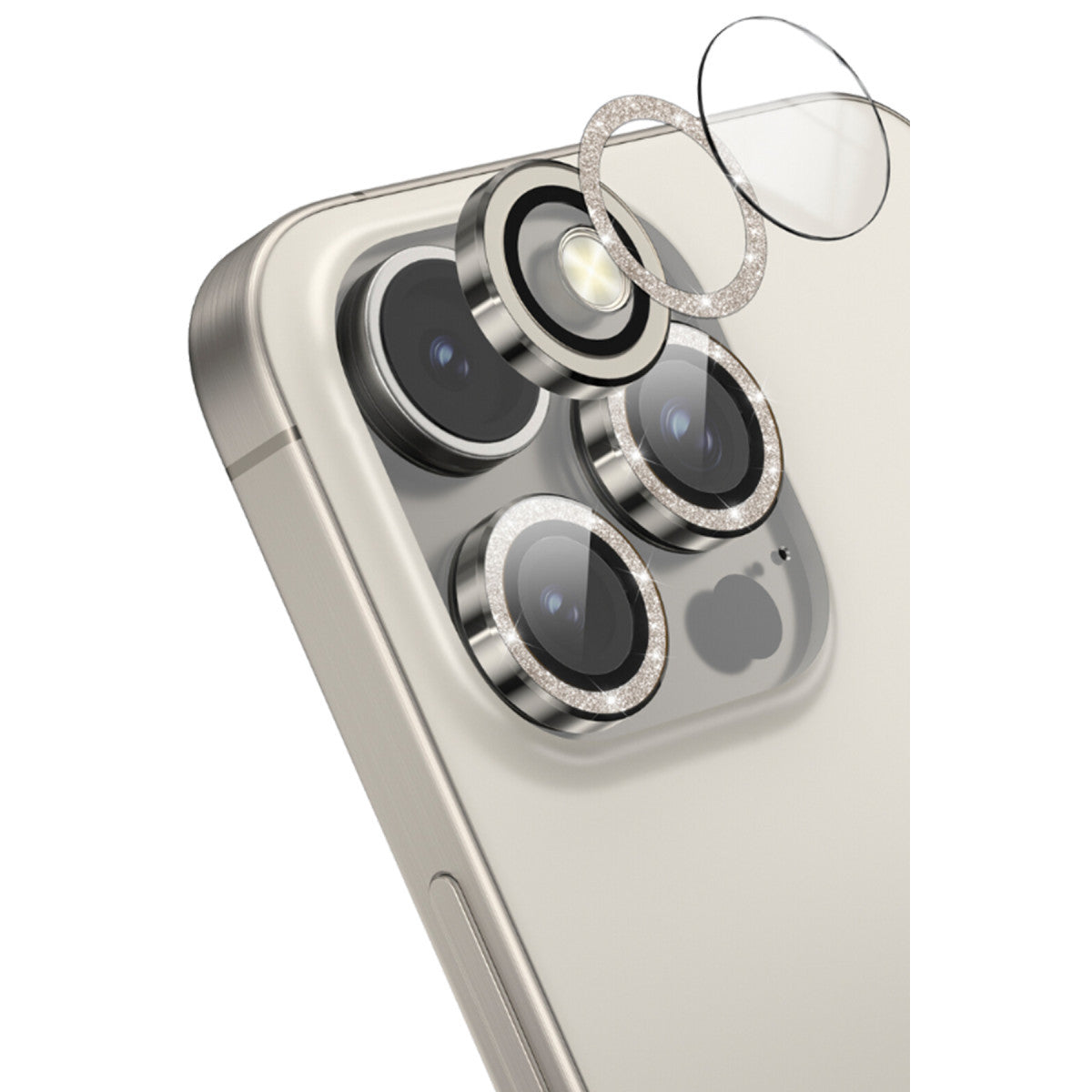 Keephone iPhone 16 Pro Max Maria Simli Kamera Lens Koruyucu