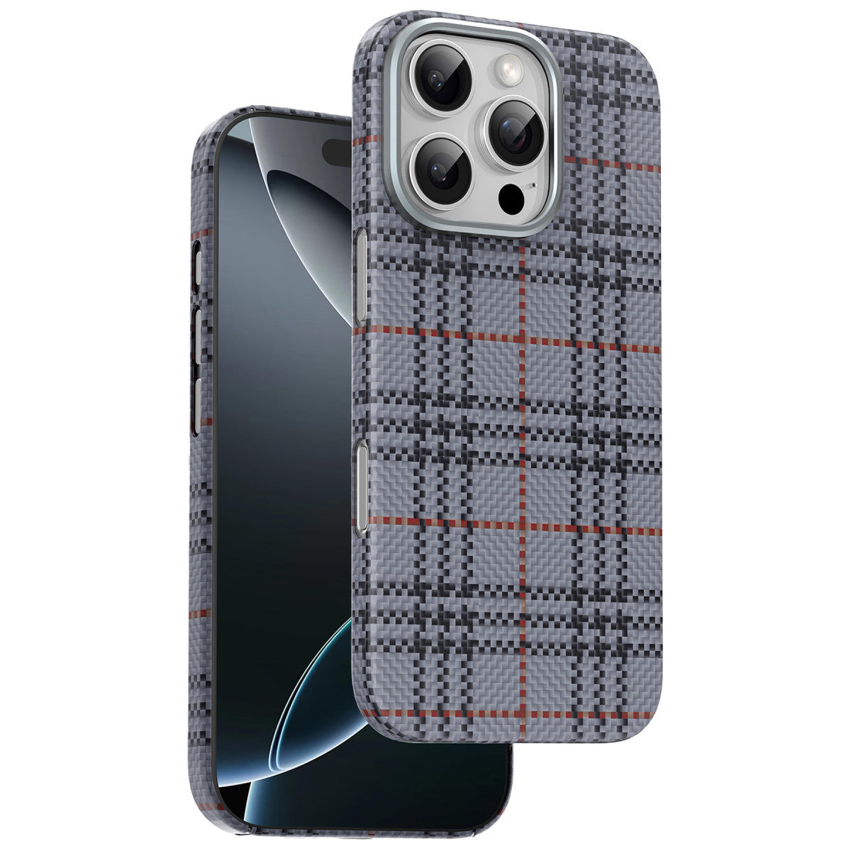 Keephone iPhone 16 Pro Max Scots Kevlar Magsafe Kılıf