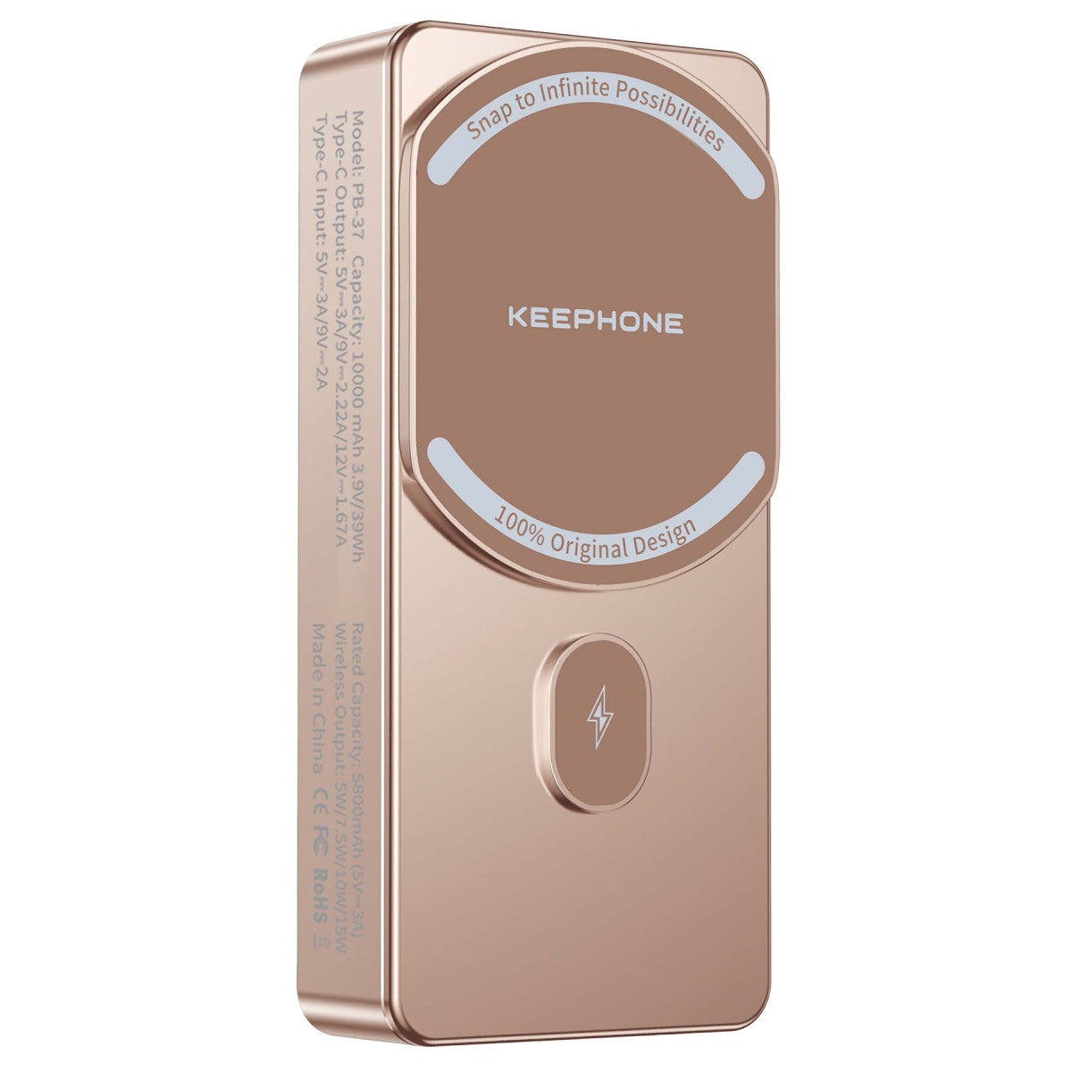 Keephone PB37 MagCube 10.000 mAh Type-C 20W PD Magsafe Destekli Powerbank