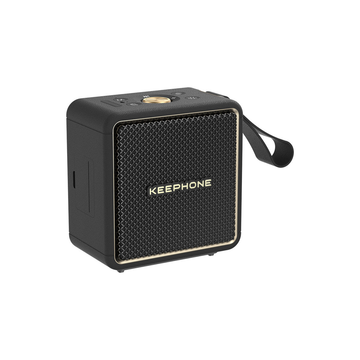 Keephone MusicPod Mini 20W BT 5.3 RGB Işıklı Yüksek Bass Özellikli HiFi Kablosuz Hoparlör – Siyah