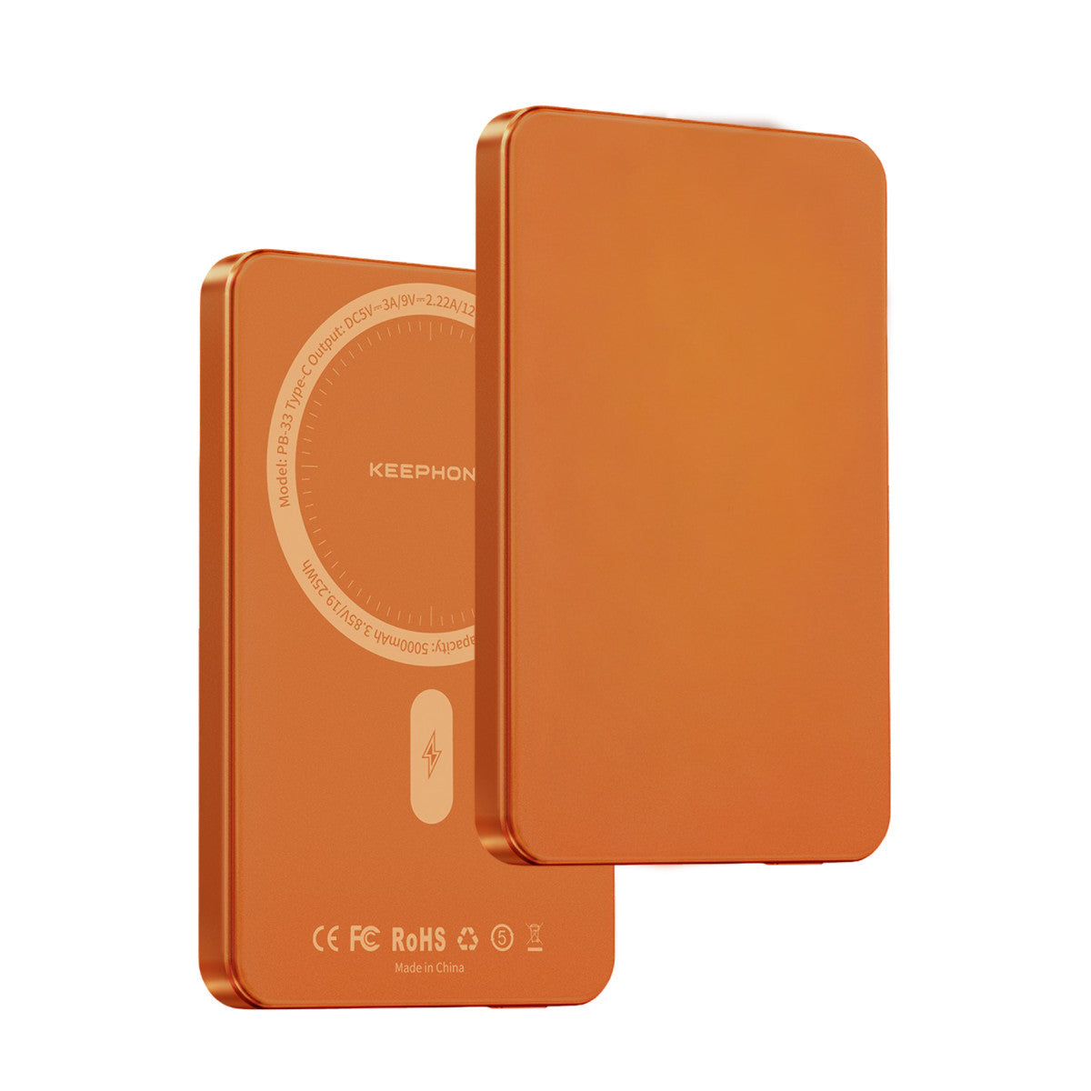 Keephone PB33 Lucci 5.000 mAh 20W Type-C 15W Kablosuz Şarj PD Magsafe Powerbank