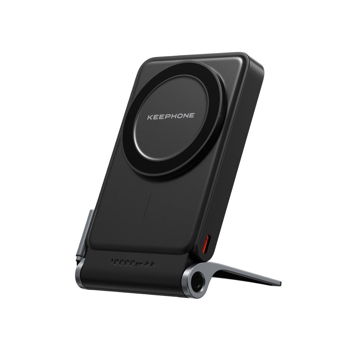 Keephone PB45 Hotta 10.000 mAh 22.5W Dahili Type-C Kablolu 15W Kablosuz Şarj Destekli Standlı PD Magsafe Powerbank