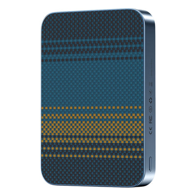 Keephone PB51 Brendy Kevlar 10.000 mAh 22.5W USB 20W Type-C ve 15W Kablosuz Şarj Destekli Magsafe Powerbank