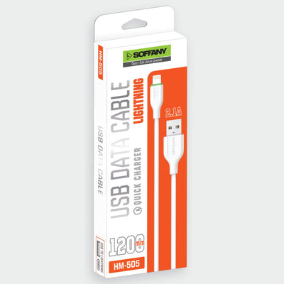 HM-505 Lightning USB Data & Şarj Kablosu 2.1A