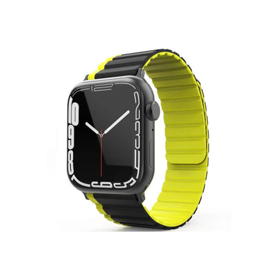 Movenchy Apple Watch 42mm MO-WB1 Çift Renk Mıknatıslı Silikon Kordon