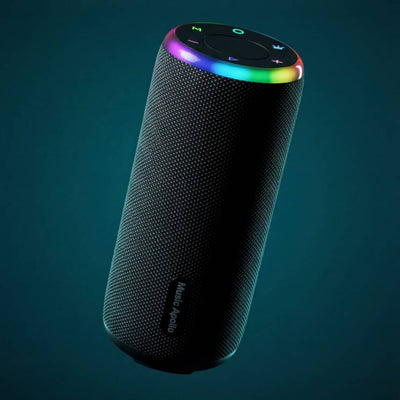 A12 BLUETHOOTH HOPARLÖR RGB IŞIKLI IPX4 TAŞINABİLİR KABLOSUZ SPEAKER / SİYAH
