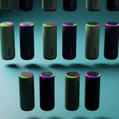 A12 BLUETHOOTH HOPARLÖR RGB IŞIKLI IPX4 TAŞINABİLİR KABLOSUZ SPEAKER / SİYAH