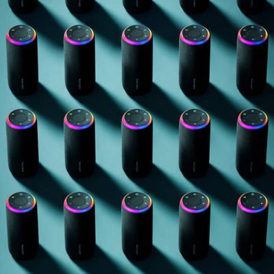 A12 BLUETHOOTH HOPARLÖR RGB IŞIKLI IPX4 TAŞINABİLİR KABLOSUZ SPEAKER / SİYAH