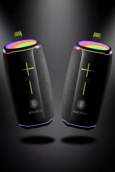 A18 20W BLUETOOTH HOPARLÖR IPX6 SU GEÇİRMEZ RGB IŞIKLI TAŞINABİLİR KABLOSUZ SPEAKER / SİYAH
