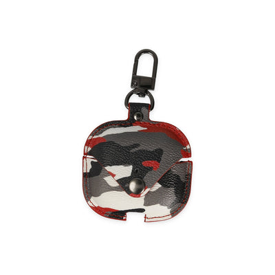 Newface Airpods 3 (3.nesil) Çanta Kamuflaj Deri Kılıf