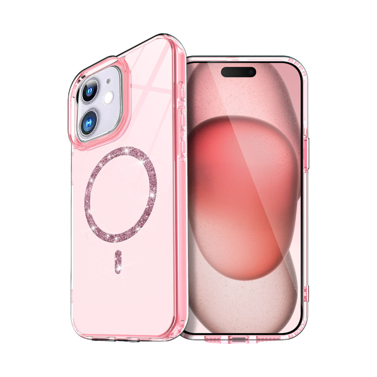 Newface Apple iPhone 12 Live Diamond Magsafe Kapak