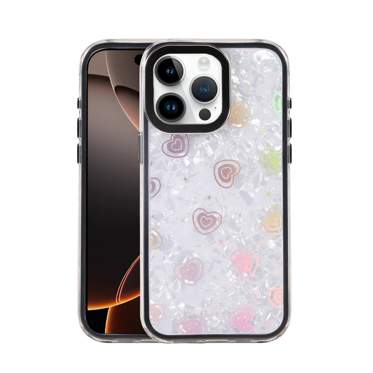 Newface Apple iPhone 15 Pro Max Lumi Desenli Kapak