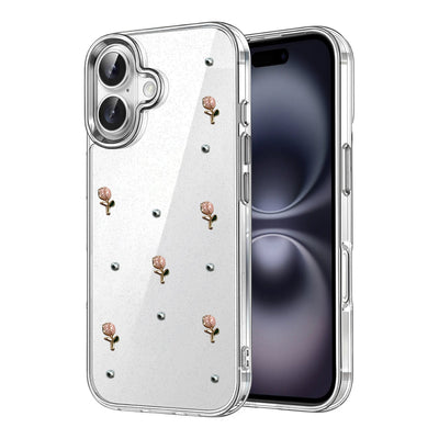 Newface Apple iPhone 16 Fiyonk Desenli Kapak